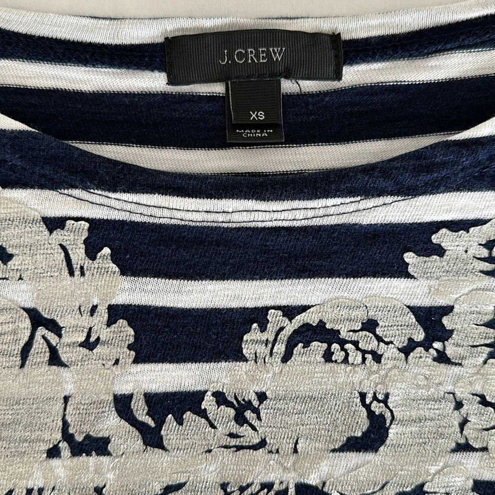 J Crew long sleeves cotton TShirt size XS - Picture 8 of 9